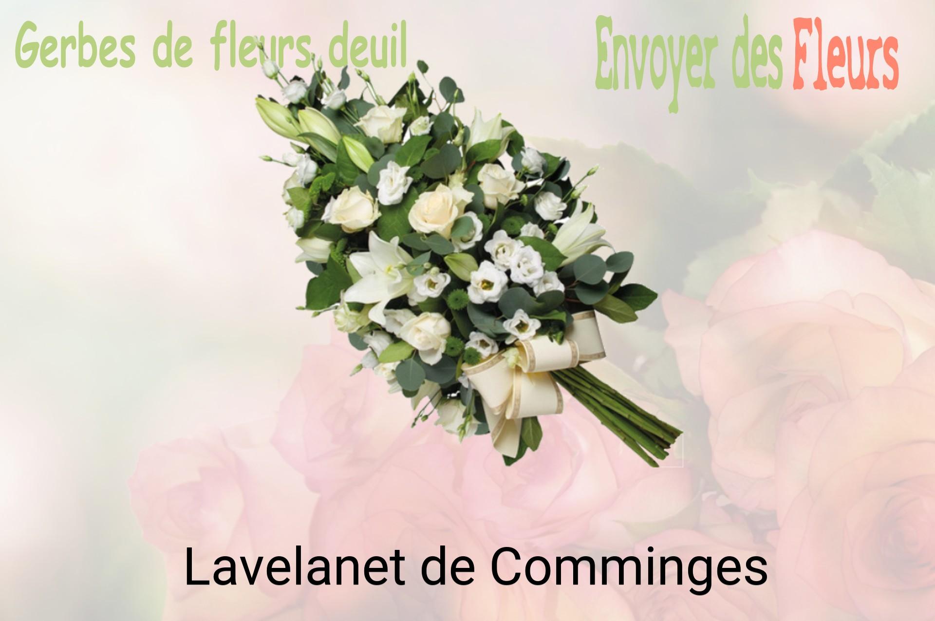 Gerbe de fleurs de deuil livrée à Lavelanet-de-Comminges